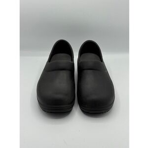 Crocs Women's Black Slip Resistant Work Clogs Shoes Size 8